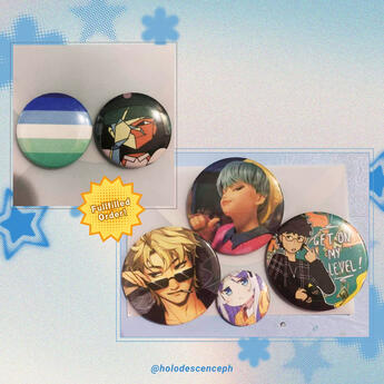 July Orders 2025 ✦ Two Button Pin Orders